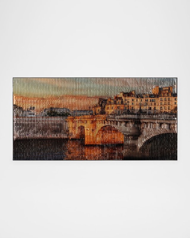 "Sunset by the Riverfront" Wall Art